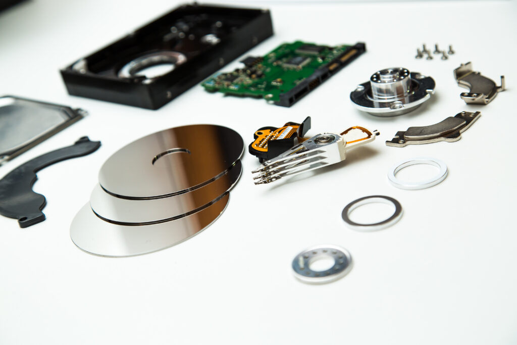 disassembled hard drive from computer hdd compone 2022 04 18 23 59 38 utc